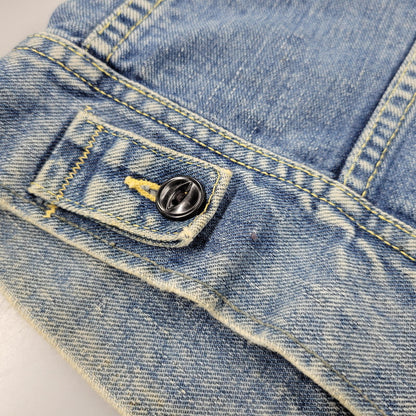 【現状渡し品】【メンズ】 Lee リー 101-J USA製 REGULAR レギュラー 60S DENIM JACKET デニム ジャケット トップス アウター 146-251113-ya-12-izu サイズ：42 カラー：ライトインディゴ 万代Net店