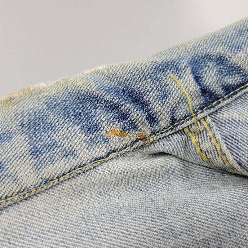 【現状渡し品】【メンズ】 Lee リー 101-J USA製 REGULAR レギュラー 60S DENIM JACKET デニム ジャケット トップス アウター 146-251113-ya-12-izu サイズ：42 カラー：ライトインディゴ 万代Net店