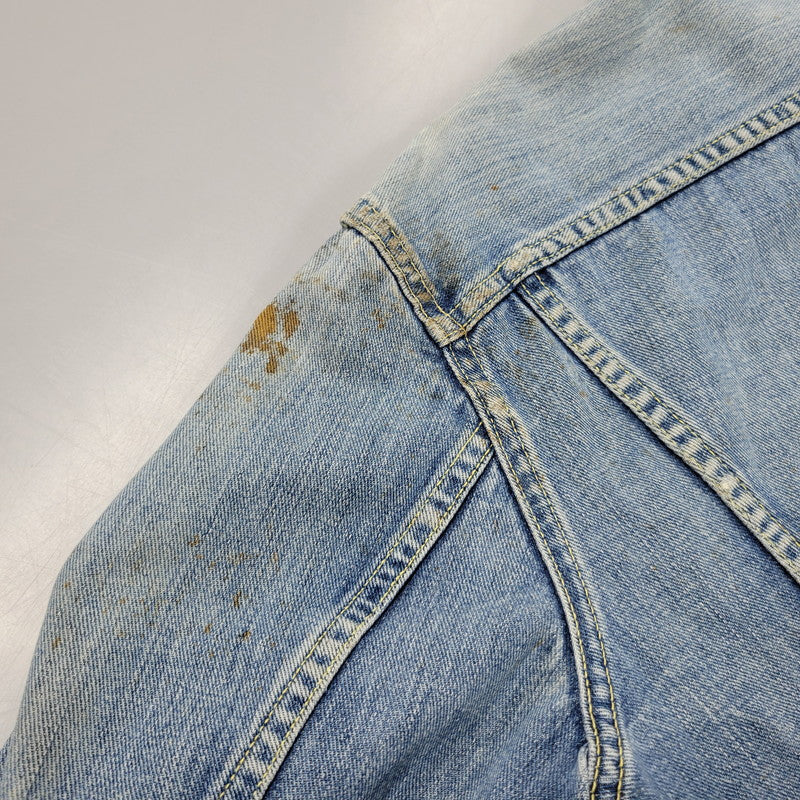 【現状渡し品】【メンズ】 Lee リー 101-J USA製 REGULAR レギュラー 60S DENIM JACKET デニム ジャケット トップス アウター 146-251113-ya-12-izu サイズ：42 カラー：ライトインディゴ 万代Net店