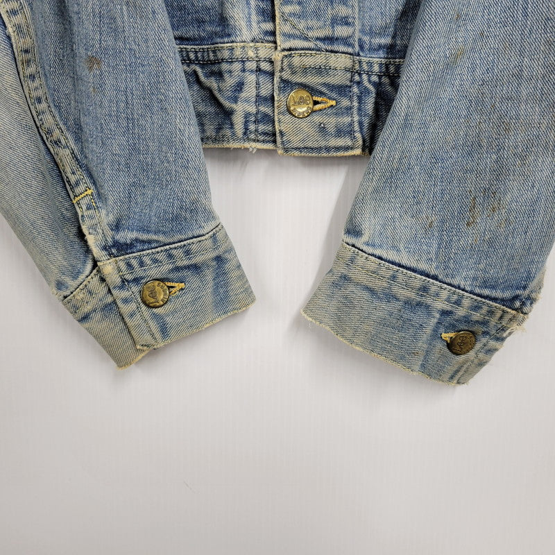 【現状渡し品】【メンズ】 Lee リー 101-J USA製 REGULAR レギュラー 60S DENIM JACKET デニム ジャケット トップス アウター 146-251113-ya-12-izu サイズ：42 カラー：ライトインディゴ 万代Net店