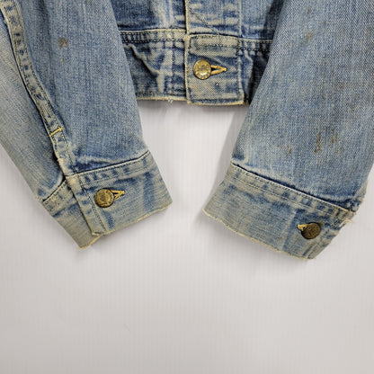 【現状渡し品】【メンズ】 Lee リー 101-J USA製 REGULAR レギュラー 60S DENIM JACKET デニム ジャケット トップス アウター 146-251113-ya-12-izu サイズ：42 カラー：ライトインディゴ 万代Net店