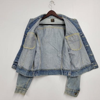 【現状渡し品】【メンズ】 Lee リー 101-J USA製 REGULAR レギュラー 60S DENIM JACKET デニム ジャケット トップス アウター 146-251113-ya-12-izu サイズ：42 カラー：ライトインディゴ 万代Net店