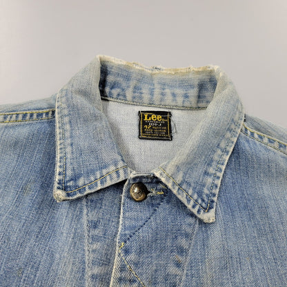 【現状渡し品】【メンズ】 Lee リー 101-J USA製 REGULAR レギュラー 60S DENIM JACKET デニム ジャケット トップス アウター 146-251113-ya-12-izu サイズ：42 カラー：ライトインディゴ 万代Net店