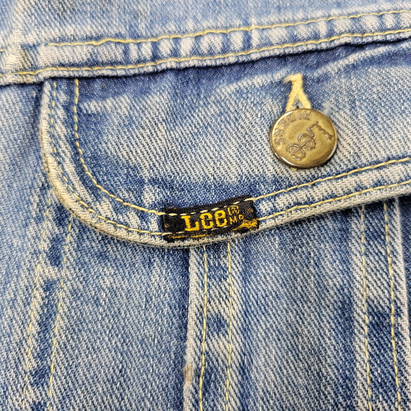 【現状渡し品】【メンズ】 Lee リー 101-J USA製 REGULAR レギュラー 60S DENIM JACKET デニム ジャケット トップス アウター 146-251113-ya-12-izu サイズ：42 カラー：ライトインディゴ 万代Net店