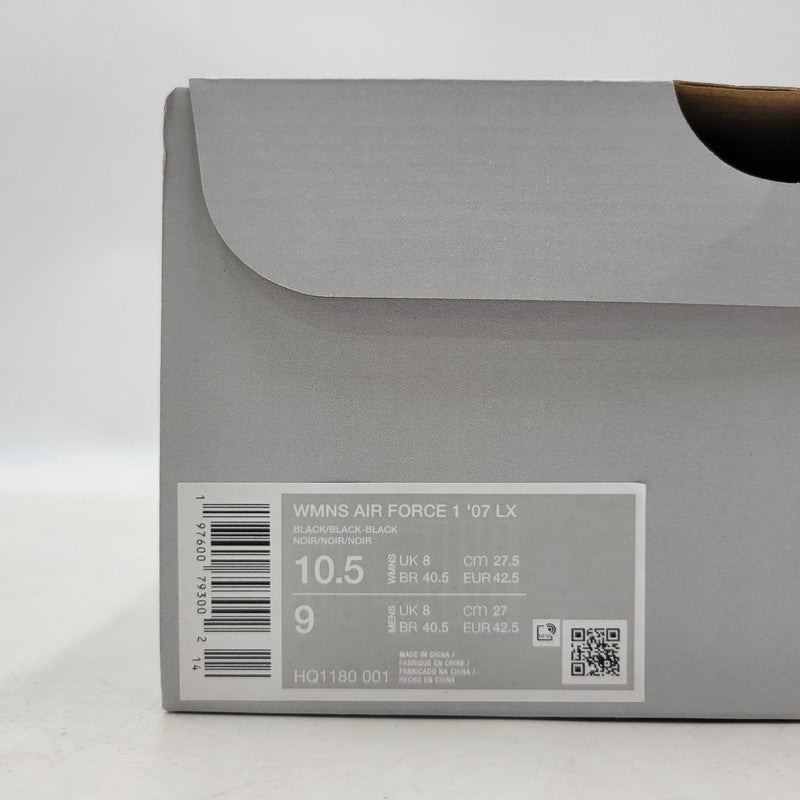 【中古美品】【メンズ】 NIKE ナイキ HQ1180-001 WOMEN'S AIR FORCE 1 LOW ウィメンズ エア フォース ワン ロー スニーカー シューズ 靴 160-251113-cs-19-izu サイズ：27.5cm カラー：BLACK/METALLIC SILVER 万代Net店