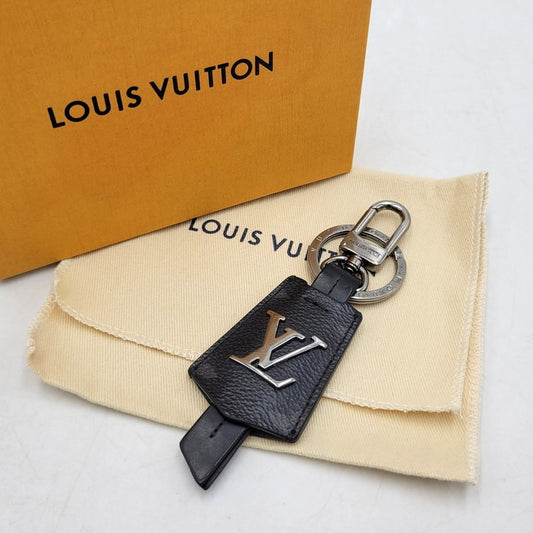 【中古品】【メンズ/レディース】 LOUIS VUITTON ルイ・ヴィトン M63620 モノグラム エクリプス ポルトクレ クロッシュ クレ バッグチャーム キーホルダー 179-251113-ya-17-izu カラー：シルバー/ブラック 万代Net店