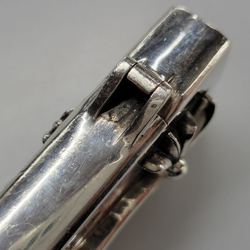 【中古品】【メンズ/レディース】 CHROME HEARTS クロムハーツ ZIPPO ジッポー タイニーダブルクロス スリムV2 ライター 190-251214-as-03-izu カラー：シルバー 万代Net店