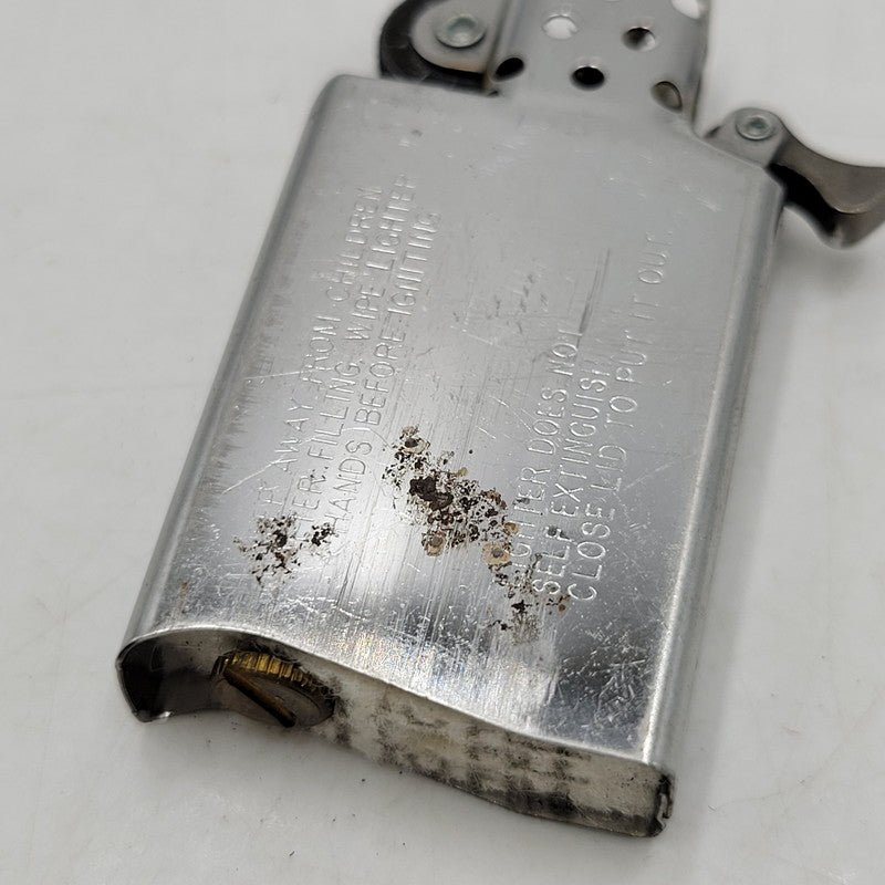 【中古品】【メンズ/レディース】 CHROME HEARTS クロムハーツ ZIPPO ジッポー タイニーダブルクロス スリムV2 ライター 190-251214-as-03-izu カラー：シルバー 万代Net店