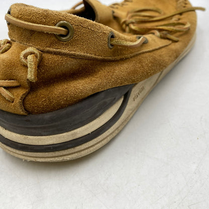 【現状渡し品】【メンズ】 VISVIM ビズビム YUCCA MOC FOLK モカシン デッキシューズ 靴 164-251114-ay-03-izu サイズ：US11 カラー：ブラウン 万代Net店