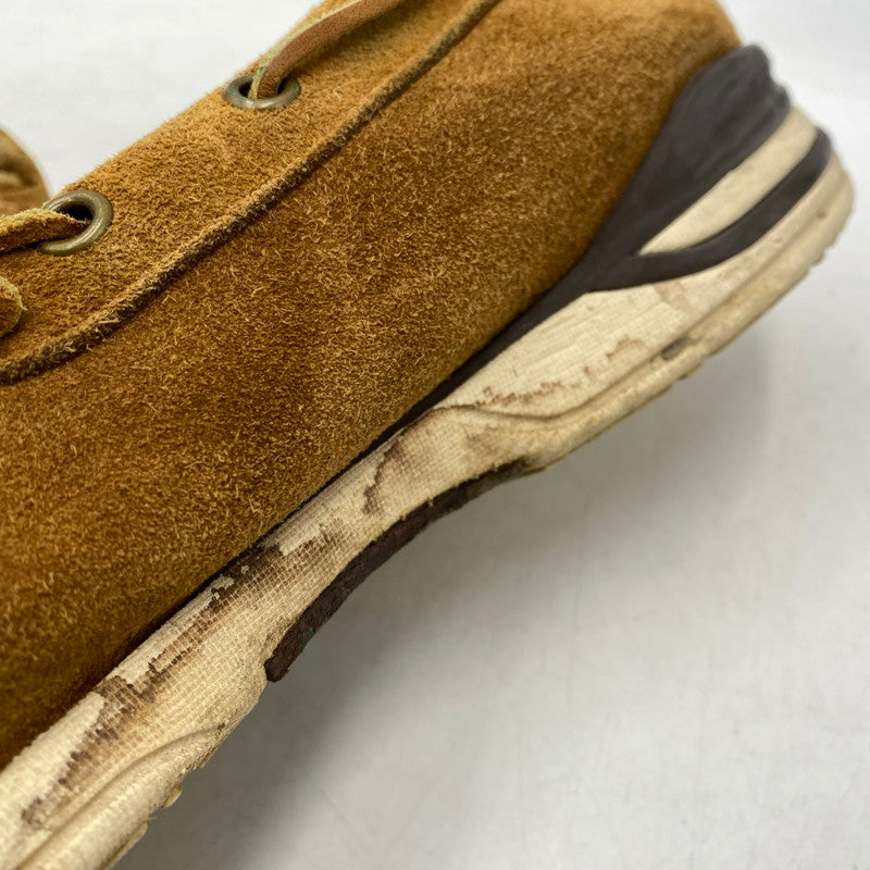 【現状渡し品】【メンズ】 VISVIM ビズビム YUCCA MOC FOLK モカシン デッキシューズ 靴 164-251114-ay-03-izu サイズ：US11 カラー：ブラウン 万代Net店