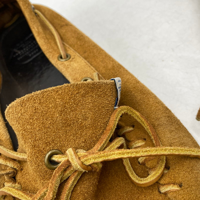 【現状渡し品】【メンズ】 VISVIM ビズビム YUCCA MOC FOLK モカシン デッキシューズ 靴 164-251114-ay-03-izu サイズ：US11 カラー：ブラウン 万代Net店