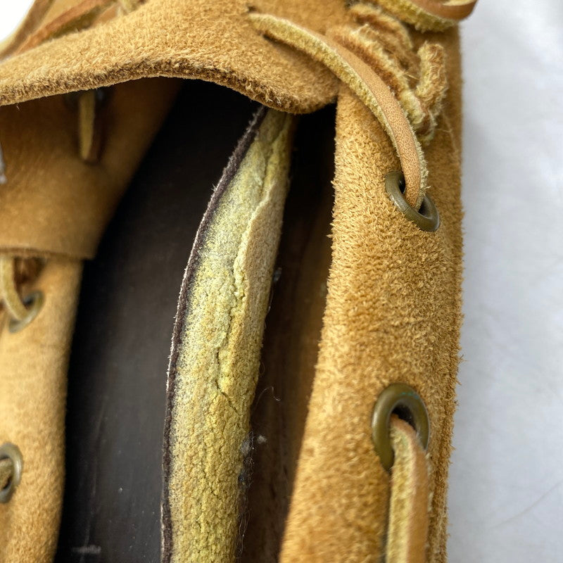 【現状渡し品】【メンズ】 VISVIM ビズビム YUCCA MOC FOLK モカシン デッキシューズ 靴 164-251114-ay-03-izu サイズ：US11 カラー：ブラウン 万代Net店