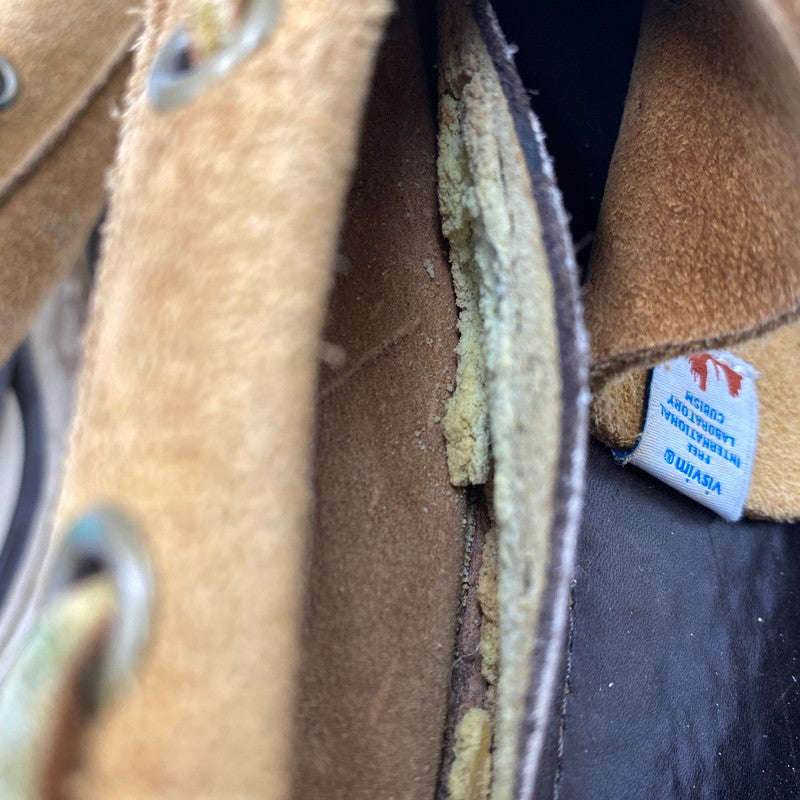【現状渡し品】【メンズ】 VISVIM ビズビム YUCCA MOC FOLK モカシン デッキシューズ 靴 164-251114-ay-03-izu サイズ：US11 カラー：ブラウン 万代Net店