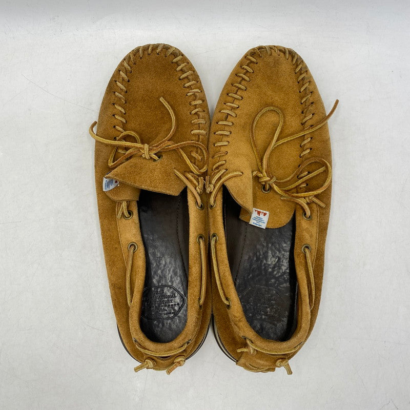 【現状渡し品】【メンズ】 VISVIM ビズビム YUCCA MOC FOLK モカシン デッキシューズ 靴 164-251114-ay-03-izu サイズ：US11 カラー：ブラウン 万代Net店