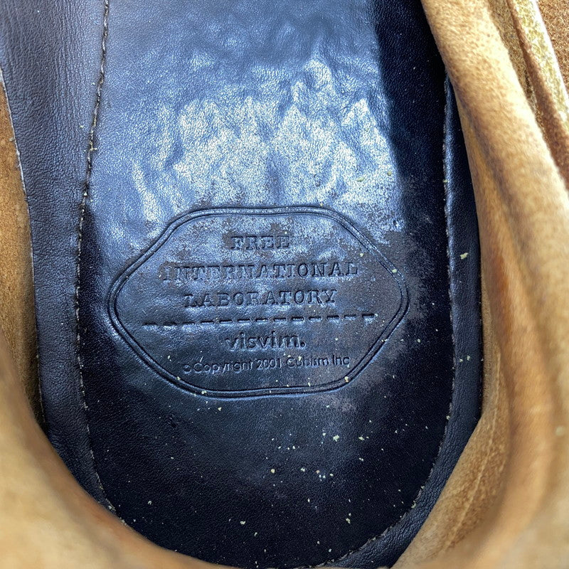 【現状渡し品】【メンズ】 VISVIM ビズビム YUCCA MOC FOLK モカシン デッキシューズ 靴 164-251114-ay-03-izu サイズ：US11 カラー：ブラウン 万代Net店