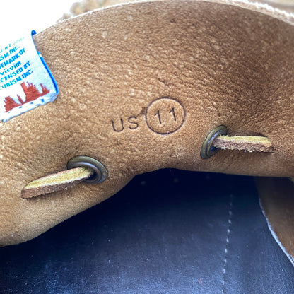 【現状渡し品】【メンズ】 VISVIM ビズビム YUCCA MOC FOLK モカシン デッキシューズ 靴 164-251114-ay-03-izu サイズ：US11 カラー：ブラウン 万代Net店