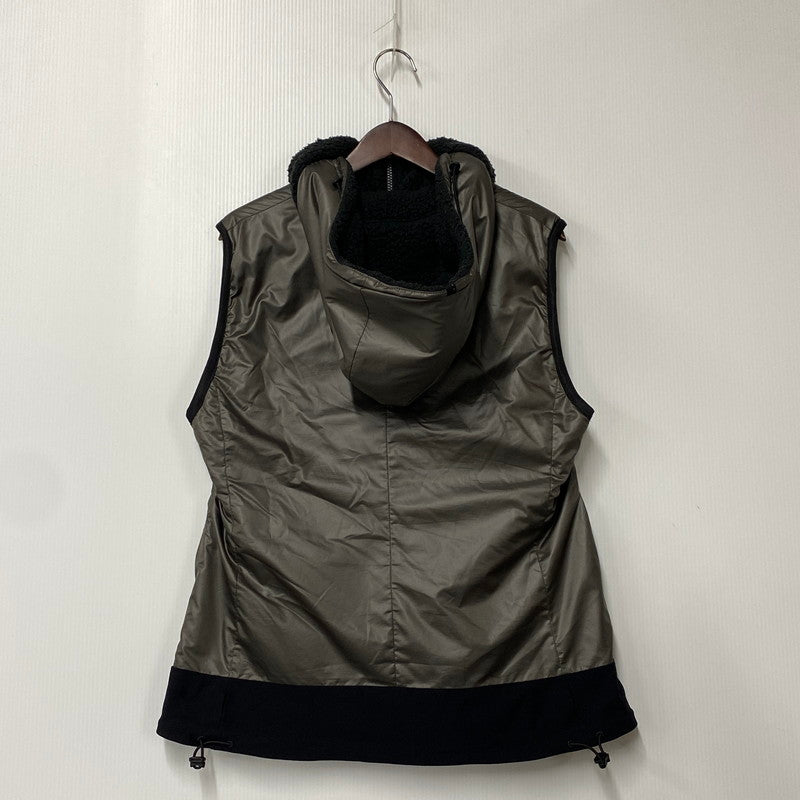 【中古品】【メンズ】 MOUNTAIN OF MOODS マウンテンオブムーズ POLARTEC CLASSIC300 FLEECE REVERSIBLED VEST M/M3150-CS03 ポーラテック クラシック300 フリース リバーシブル ベスト 144-251123-as-06-izu サイズ：L カラー：ブラック/グレー 万代Net店