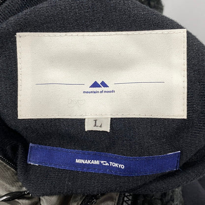 【中古品】【メンズ】 MOUNTAIN OF MOODS マウンテンオブムーズ POLARTEC CLASSIC300 FLEECE REVERSIBLED VEST M/M3150-CS03 ポーラテック クラシック300 フリース リバーシブル ベスト 144-251123-as-06-izu サイズ：L カラー：ブラック/グレー 万代Net店