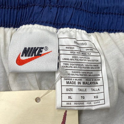 【中古品】【メンズ】 SMALL LOGO NYLON PANTS スモール ロゴ ナイロン パンツ ボトムス 157-251119-as-15-izu サイズ：XL カラー：ネイビー 万代Net店