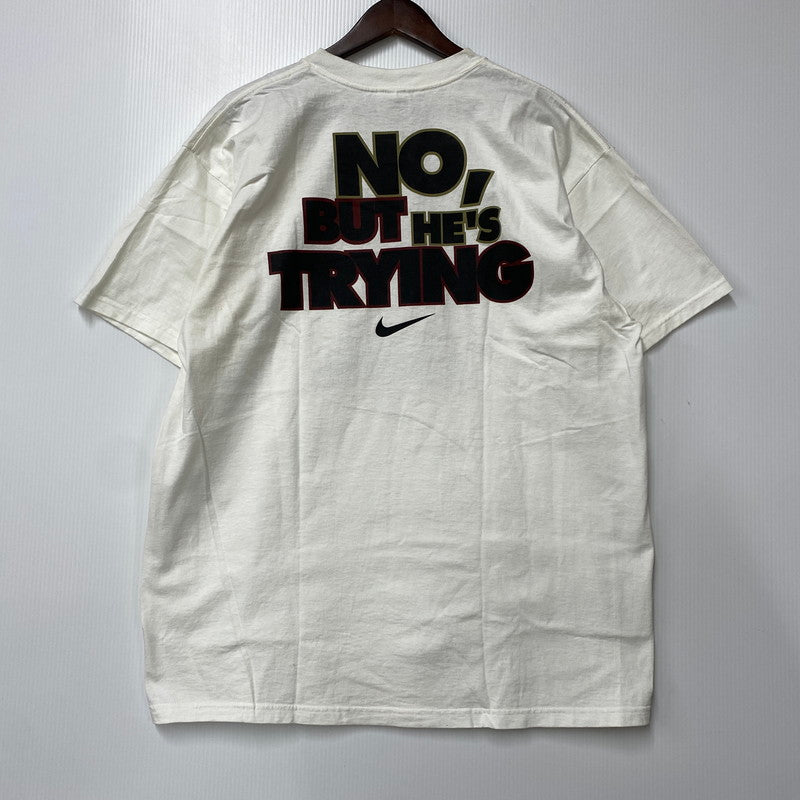 【中古品】【メンズ】 NIKE ナイキ MICHAEL JORDAN OVER SIZED SS T-SHIRT オーバーサイズ 半袖 Tシャツ プリント USA製 トップス 146-251114-ay-10-izu サイズ：L カラー：ホワイト 万代Net店