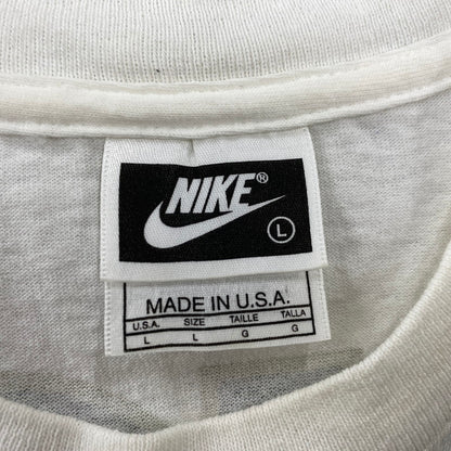 【中古品】【メンズ】 NIKE ナイキ MICHAEL JORDAN OVER SIZED SS T-SHIRT オーバーサイズ 半袖 Tシャツ プリント USA製 トップス 146-251114-ay-10-izu サイズ：L カラー：ホワイト 万代Net店