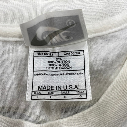 【中古品】【メンズ】 NIKE ナイキ MICHAEL JORDAN OVER SIZED SS T-SHIRT オーバーサイズ 半袖 Tシャツ プリント USA製 トップス 146-251114-ay-10-izu サイズ：L カラー：ホワイト 万代Net店