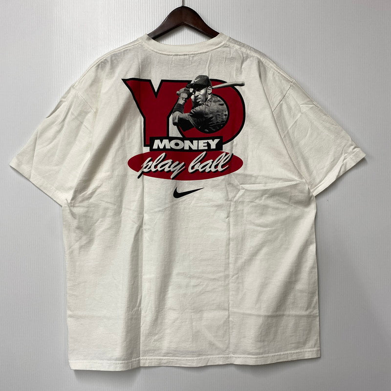 【中古品】【メンズ】 NIKE ナイキ MICHAEL JORDAN × SPIKE LEE OVER SIZED SS T-SHIRT オーバーサイズ 半袖 Tシャツ プリント USA製 トップス 146-251114-ay-11-izu サイズ：XL カラー：ホワイト 万代Net店