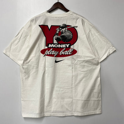 【中古品】【メンズ】 NIKE ナイキ MICHAEL JORDAN × SPIKE LEE OVER SIZED SS T-SHIRT オーバーサイズ 半袖 Tシャツ プリント USA製 トップス 146-251114-ay-11-izu サイズ：XL カラー：ホワイト 万代Net店