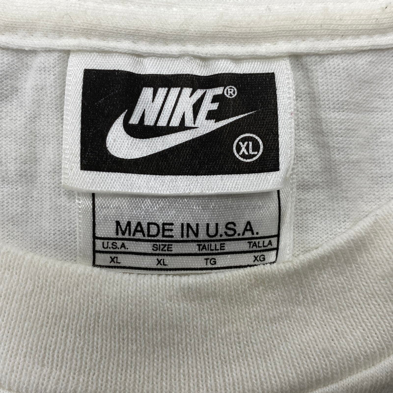 【中古品】【メンズ】 NIKE ナイキ MICHAEL JORDAN × SPIKE LEE OVER SIZED SS T-SHIRT オーバーサイズ 半袖 Tシャツ プリント USA製 トップス 146-251114-ay-11-izu サイズ：XL カラー：ホワイト 万代Net店