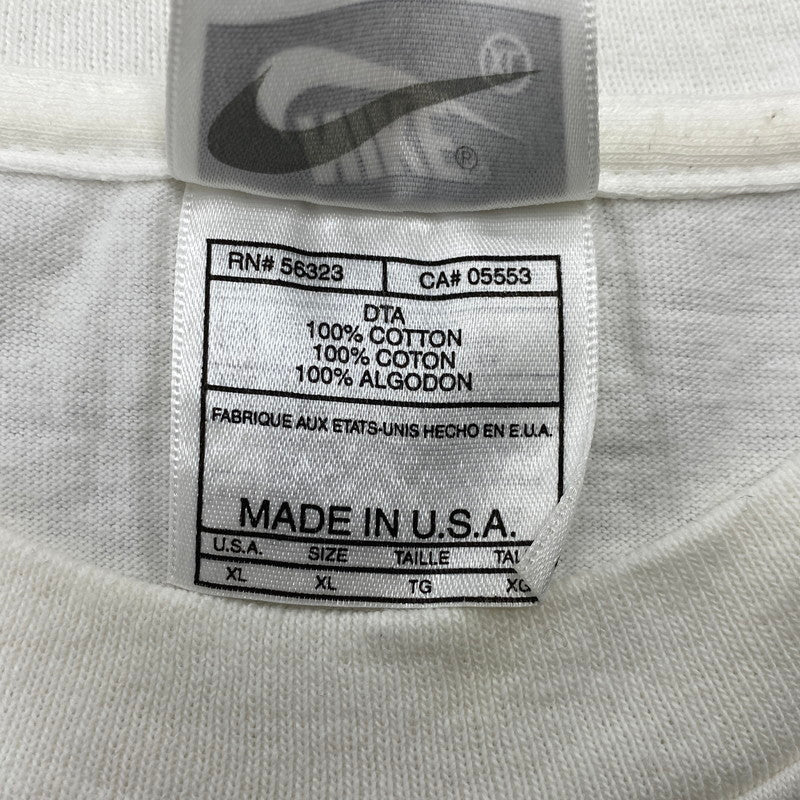 【中古品】【メンズ】 NIKE ナイキ MICHAEL JORDAN × SPIKE LEE OVER SIZED SS T-SHIRT オーバーサイズ 半袖 Tシャツ プリント USA製 トップス 146-251114-ay-11-izu サイズ：XL カラー：ホワイト 万代Net店