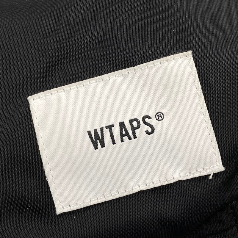 【中古品】【メンズ】 WTAPS ダブルタップス 22AW TEAM JACKET NYLON TWILL 222TQDT-JKM01 チーム ジャケット ナイロン ツイル ジャケット アウター 142-251114-ay-09-izu サイズ：03 カラー：ブラック 万代Net店
