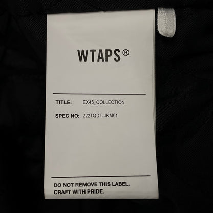 【中古品】【メンズ】 WTAPS ダブルタップス 22AW TEAM JACKET NYLON TWILL 222TQDT-JKM01 チーム ジャケット ナイロン ツイル ジャケット アウター 142-251114-ay-09-izu サイズ：03 カラー：ブラック 万代Net店