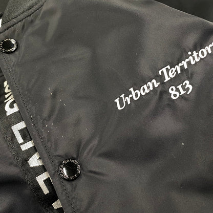 【中古品】【メンズ】 WTAPS ダブルタップス 22AW TEAM JACKET NYLON TWILL 222TQDT-JKM01 チーム ジャケット ナイロン ツイル ジャケット アウター 142-251114-ay-09-izu サイズ：03 カラー：ブラック 万代Net店