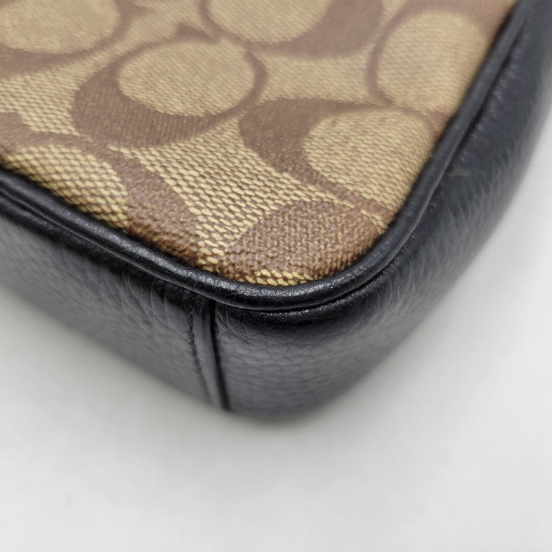 【中古品】【レディース】 COACH コーチ × JEAN MICHEL BASQUIAT ジャン ミシェル バスキア T-REX MINI SHOULDER BAG ミニショルダーバッグ カバン 鞄 180-251113-as-09-izu カラー：ブラウン×ブラック 万代Net店