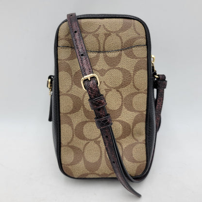 【中古品】【レディース】 COACH コーチ × JEAN MICHEL BASQUIAT ジャン ミシェル バスキア T-REX MINI SHOULDER BAG ミニショルダーバッグ カバン 鞄 180-251113-as-09-izu カラー：ブラウン×ブラック 万代Net店