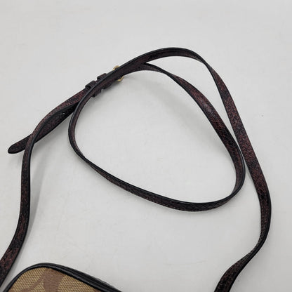 【中古品】【レディース】 COACH コーチ × JEAN MICHEL BASQUIAT ジャン ミシェル バスキア T-REX MINI SHOULDER BAG ミニショルダーバッグ カバン 鞄 180-251113-as-09-izu カラー：ブラウン×ブラック 万代Net店