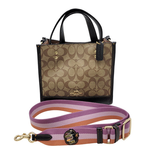 【中古品】【レディース】 COACH コーチ 2WAY DEMPSEY HAND BAG C6918 デンプシー ハンドバッグ ショルダーバッグ カバン 鞄 180-251113-as-07-izu カラー：ブラウン×ブラック 万代Net店