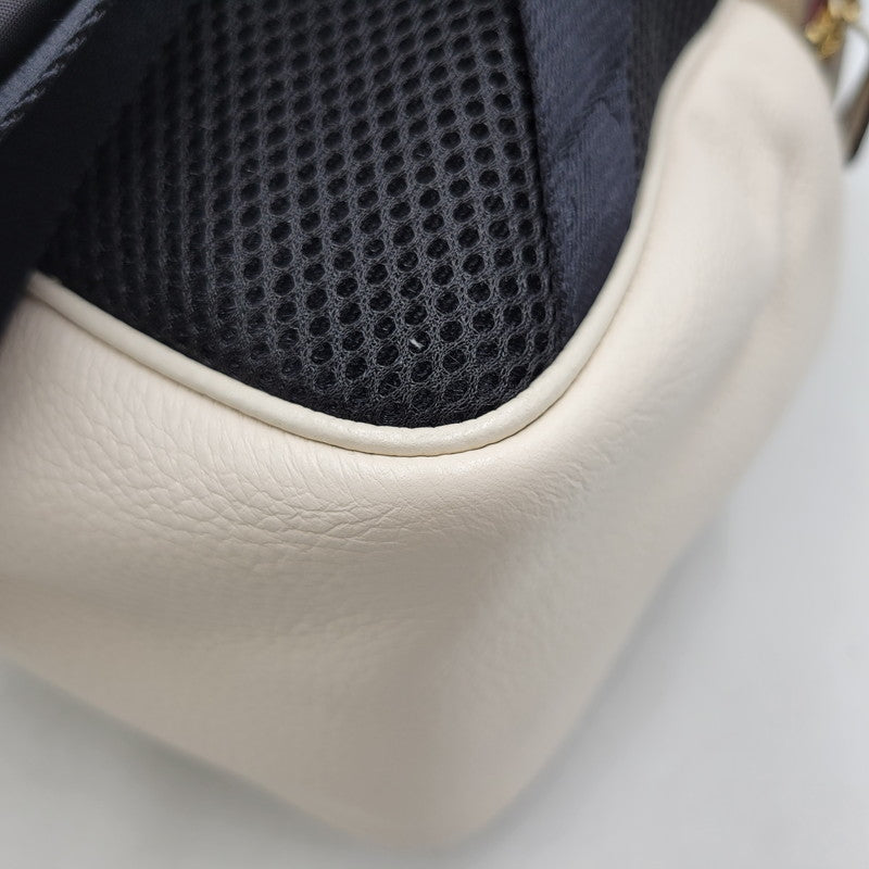 【中古品】【レディース】 COACH コーチ × PEANUTS ピーナッツ SNOOPY BACKPACK C4115 スヌーピー バックパック リュック バッグ カバン 鞄 180-251113-as-13-izu カラー：ブラウン×ホワイト 万代Net店