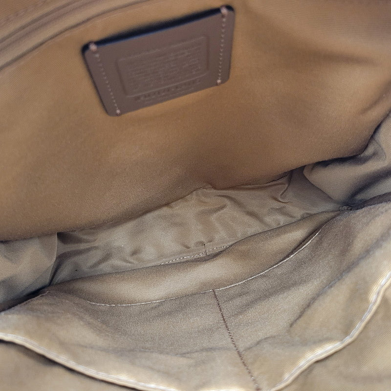 【中古品】【レディース】 COACH コーチ × PEANUTS ピーナッツ SNOOPY BACKPACK C4115 スヌーピー バックパック リュック バッグ カバン 鞄 180-251113-as-13-izu カラー：ブラウン×ホワイト 万代Net店