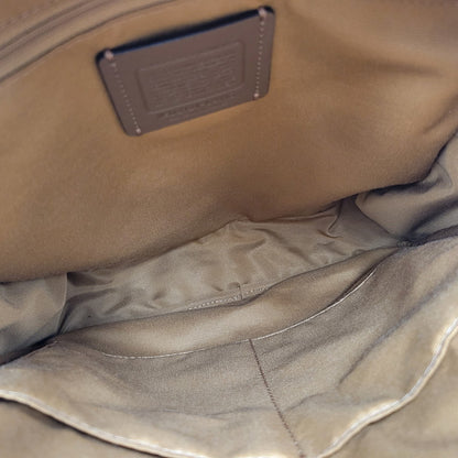 【中古品】【レディース】 COACH コーチ × PEANUTS ピーナッツ SNOOPY BACKPACK C4115 スヌーピー バックパック リュック バッグ カバン 鞄 180-251113-as-13-izu カラー：ブラウン×ホワイト 万代Net店