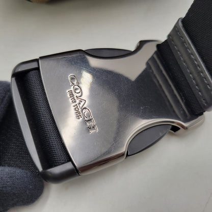 【中古品】【メンズ/レディース】 COACH コーチ × STAR WARS スターウォーズ WAIST BAG F79950 ウエストバッグ カバン 鞄 180-251113-as-12-izu カラー：ブラウン×ブラック 万代Net店