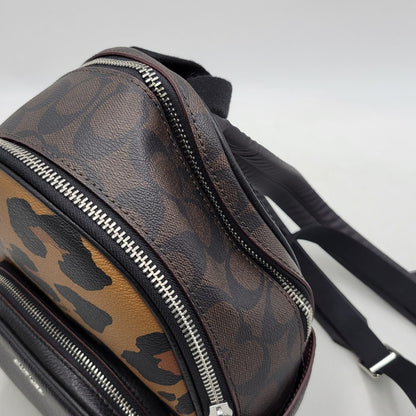 【中古品】【レディース】 COACH コーチ MINI BACKPACK CC757 ミニ バックパック リュック カバン 鞄 180-251113-as-14-izu カラー：ブラウン×ブラック 万代Net店