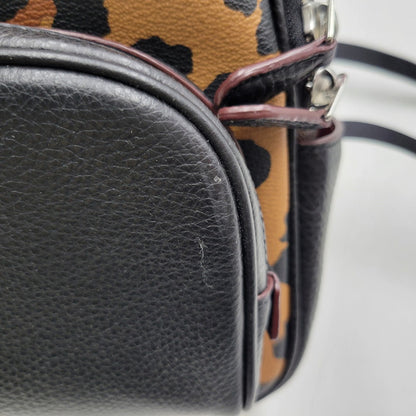 【中古品】【レディース】 COACH コーチ MINI BACKPACK CC757 ミニ バックパック リュック カバン 鞄 180-251113-as-14-izu カラー：ブラウン×ブラック 万代Net店