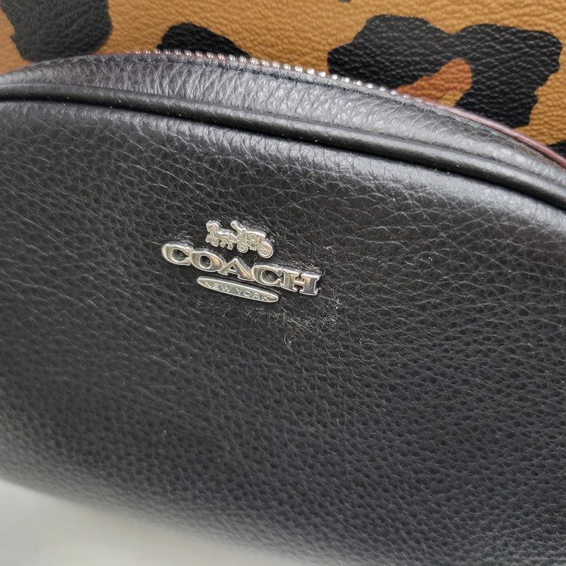 【中古品】【レディース】 COACH コーチ MINI BACKPACK CC757 ミニ バックパック リュック カバン 鞄 180-251113-as-14-izu カラー：ブラウン×ブラック 万代Net店