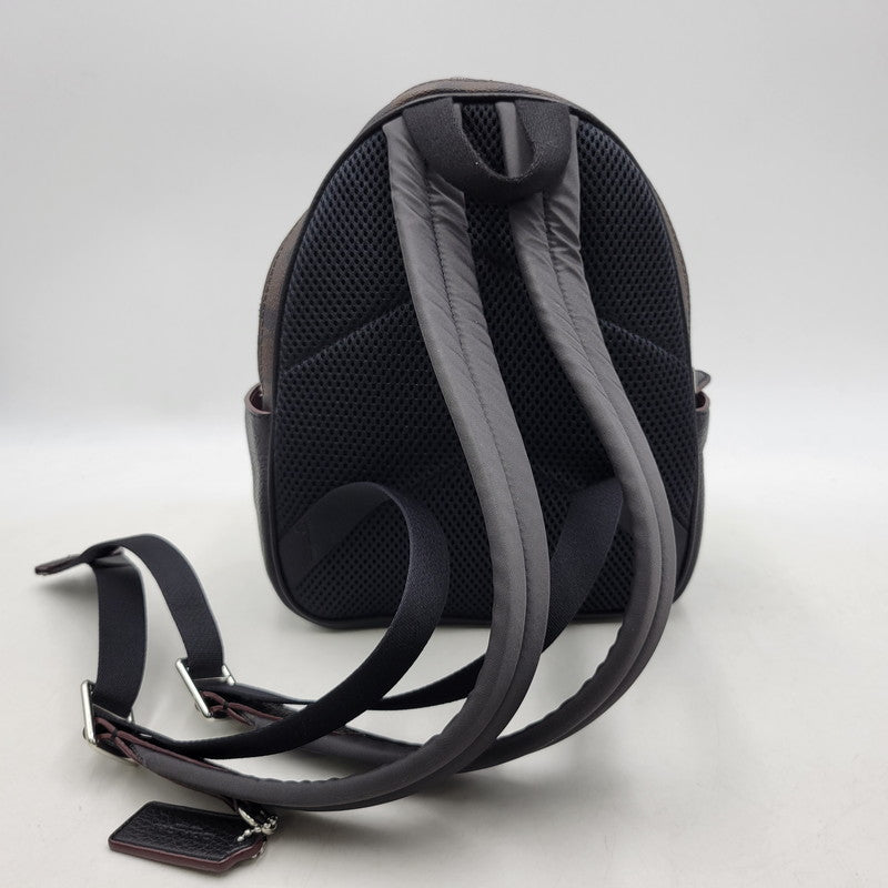 【中古品】【レディース】 COACH コーチ MINI BACKPACK CC757 ミニ バックパック リュック カバン 鞄 180-251113-as-14-izu カラー：ブラウン×ブラック 万代Net店