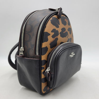 【中古品】【レディース】 COACH コーチ MINI BACKPACK CC757 ミニ バックパック リュック カバン 鞄 180-251113-as-14-izu カラー：ブラウン×ブラック 万代Net店