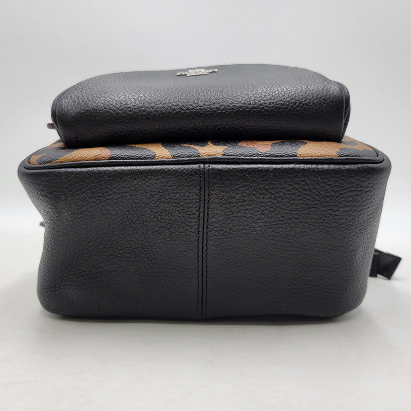 【中古品】【レディース】 COACH コーチ MINI BACKPACK CC757 ミニ バックパック リュック カバン 鞄 180-251113-as-14-izu カラー：ブラウン×ブラック 万代Net店