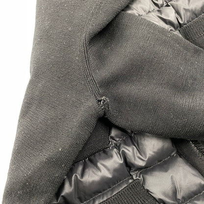 【中古品】【レディース】 MONCLER モンクレール 24AW CARDIGAN TRICOT J20939B51000 カーディガン トリコット ニット切替 ダウンジャケット トップス 168-251114-ay-14-izu サイズ：S カラー：ブラック 万代Net店