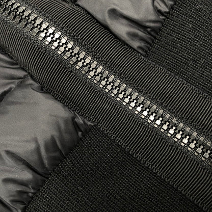 【中古品】【レディース】 MONCLER モンクレール 24AW CARDIGAN TRICOT J20939B51000 カーディガン トリコット ニット切替 ダウンジャケット トップス 168-251114-ay-14-izu サイズ：S カラー：ブラック 万代Net店