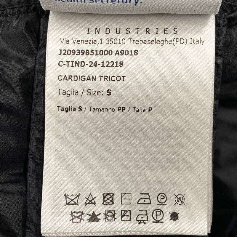 【中古品】【レディース】 MONCLER モンクレール 24AW CARDIGAN TRICOT J20939B51000 カーディガン トリコット ニット切替 ダウンジャケット トップス 168-251114-ay-14-izu サイズ：S カラー：ブラック 万代Net店